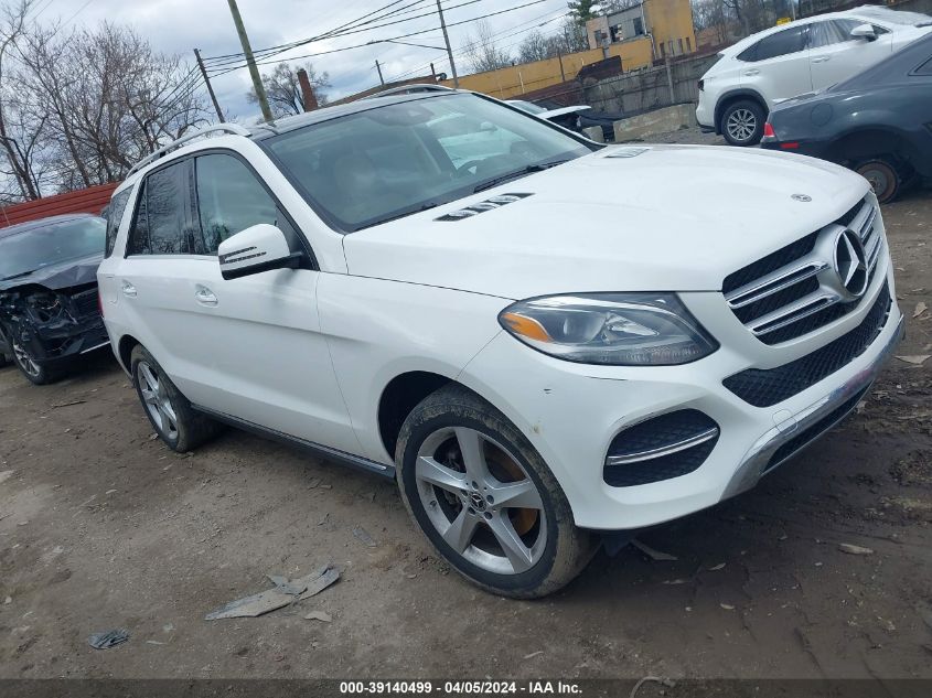 2019 MERCEDES-BENZ GLE 400 4MATIC