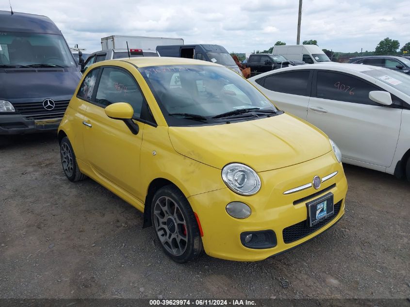 2012 FIAT 500 SPORT