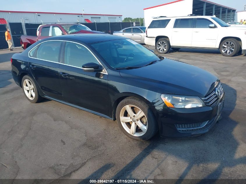 2013 VOLKSWAGEN PASSAT 2.5L SE