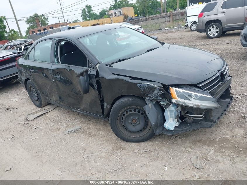 2015 VOLKSWAGEN JETTA 2.0L S