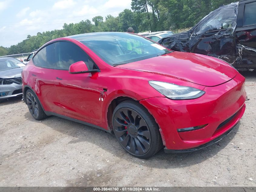 2022 TESLA MODEL Y PERFORMANCE DUAL MOTOR ALL-WHEEL DRIVE