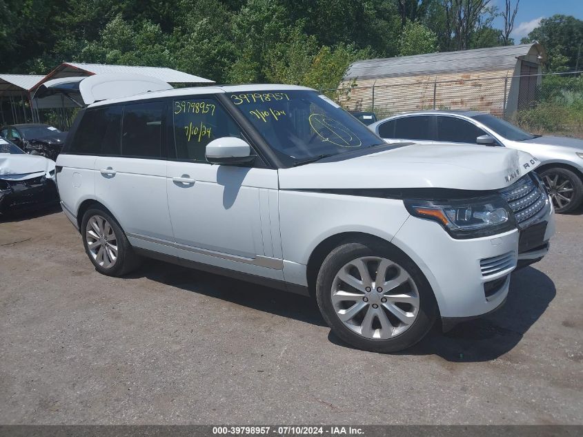 2016 LAND ROVER RANGE ROVER HSE