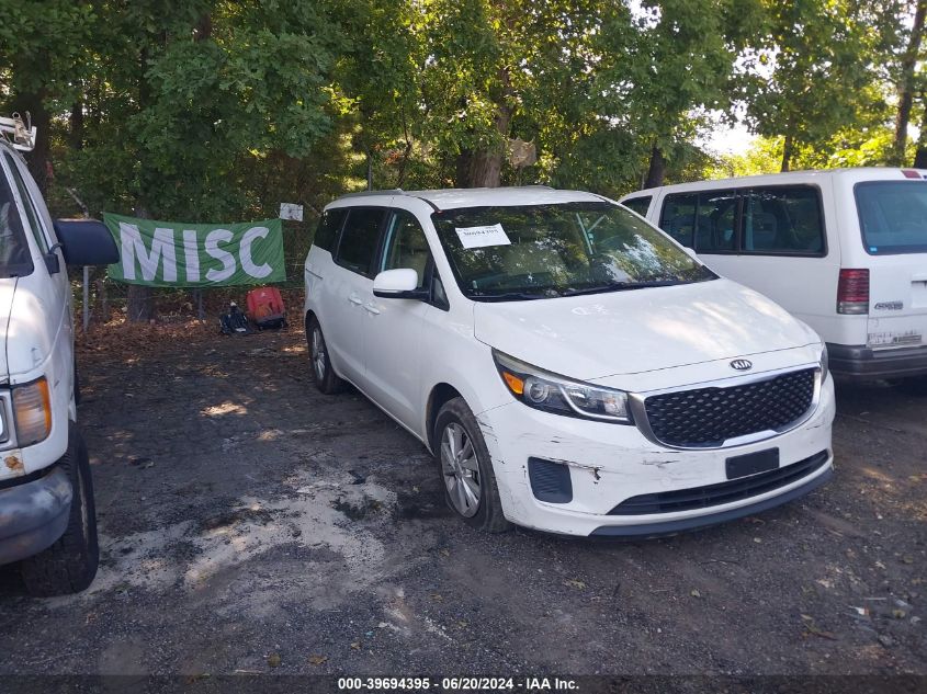 2016 KIA SEDONA LX