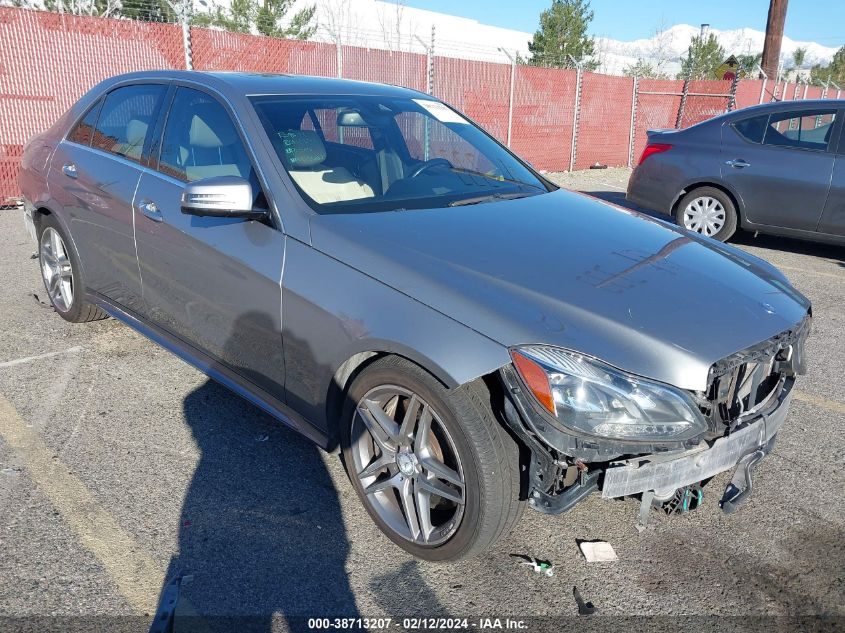 2014 MERCEDES-BENZ E 550 4MATIC