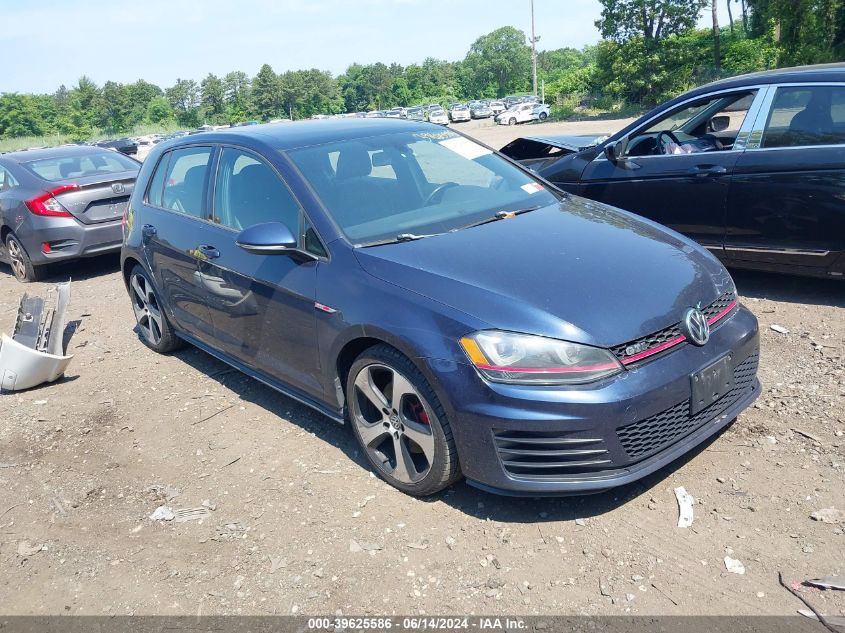 2015 VOLKSWAGEN GOLF GTI 2.0T AUTOBAHN 4-DOOR