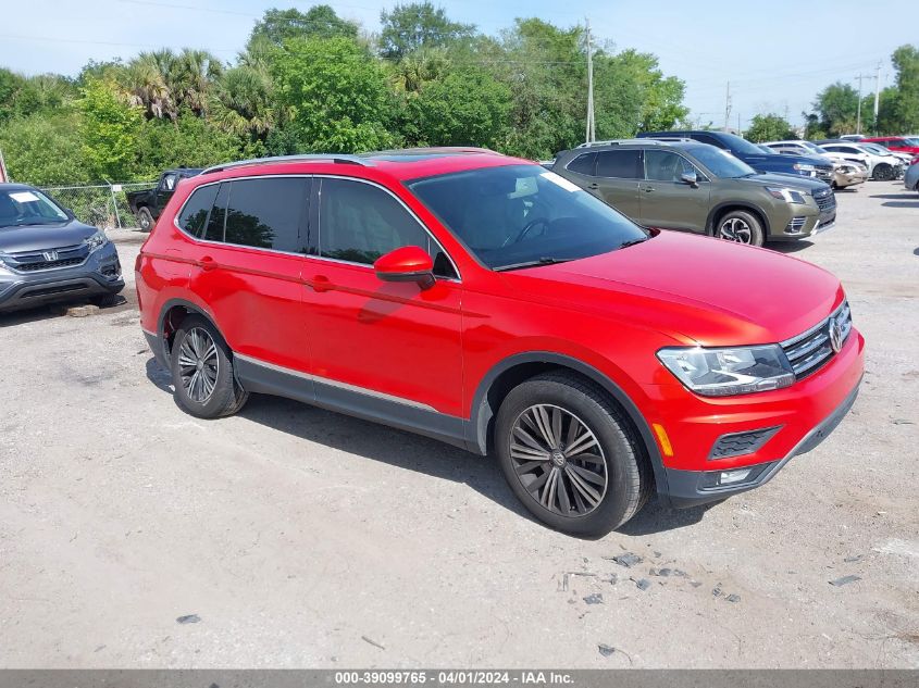 2019 VOLKSWAGEN TIGUAN 2.0T SE/2.0T SEL/2.0T SEL R-LINE/2.0T SEL R-LINE BLACK