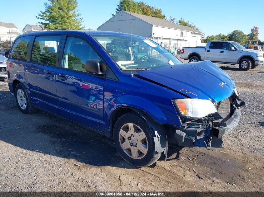 2013 DODGE GRAND CARAVAN SE