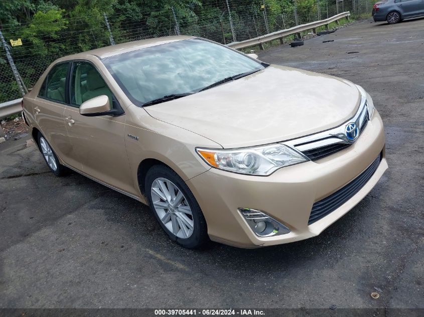 2012 TOYOTA CAMRY HYBRID XLE