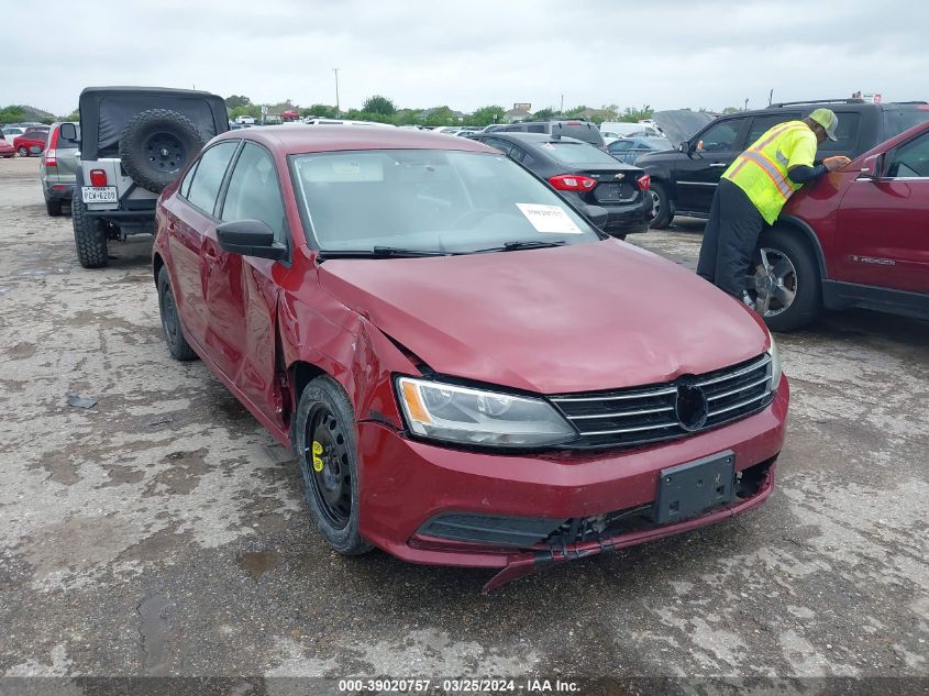 2016 VOLKSWAGEN JETTA 1.4T S