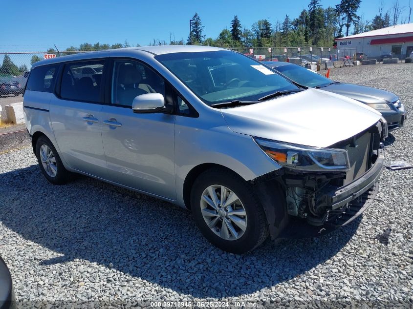 2017 KIA SEDONA LX