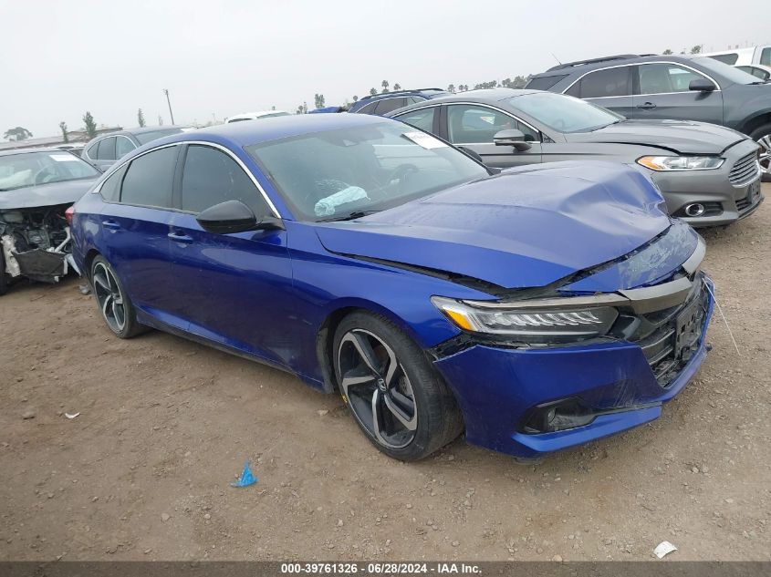 2021 HONDA ACCORD SPORT