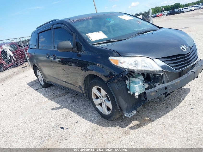 2015 TOYOTA SIENNA LE 8 PASSENGER