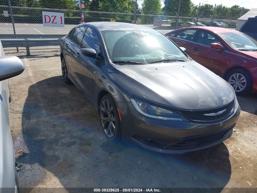 2016 CHRYSLER 200 S