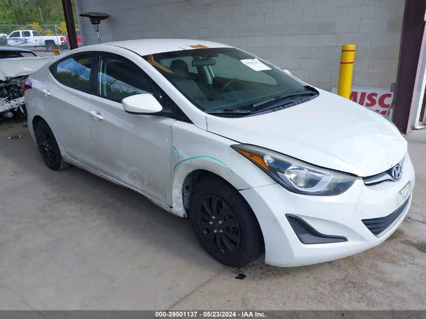 2016 HYUNDAI ELANTRA SE