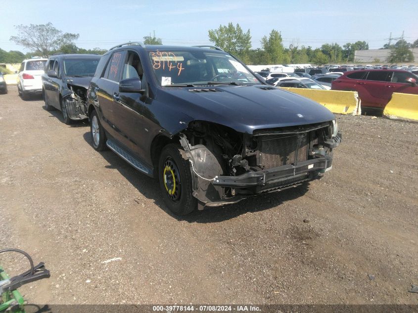 2012 MERCEDES-BENZ ML 350 4MATIC