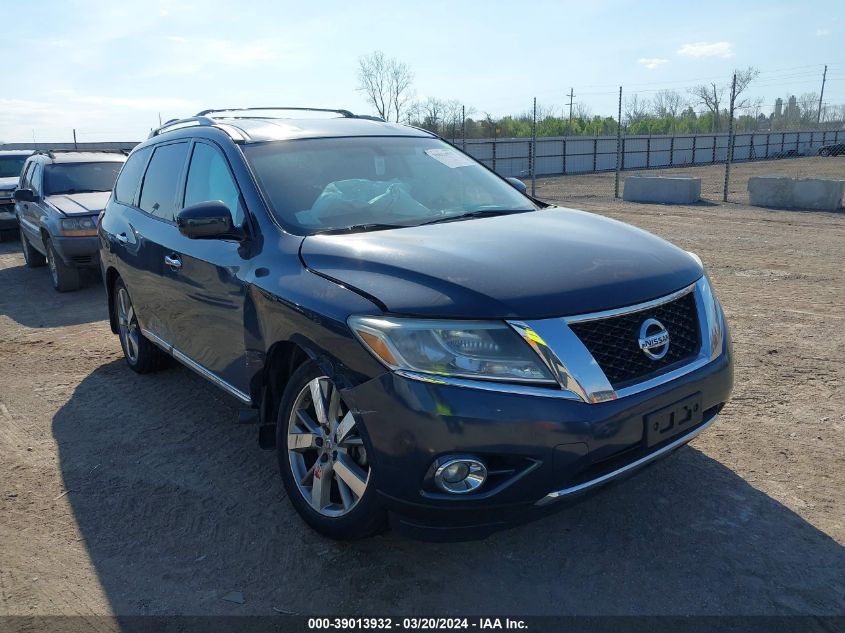 2014 NISSAN PATHFINDER PLATINUM