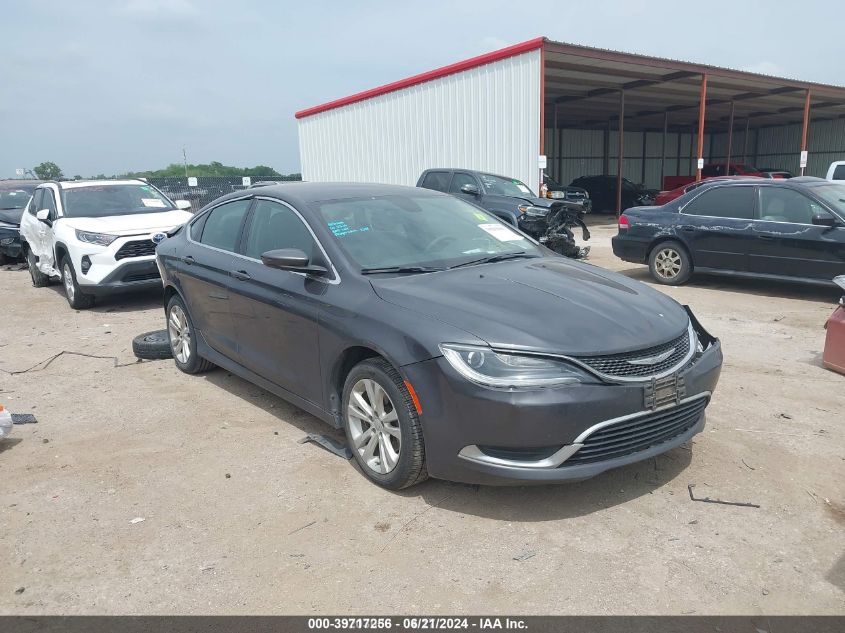 2016 CHRYSLER 200 LIMITED PLATINUM