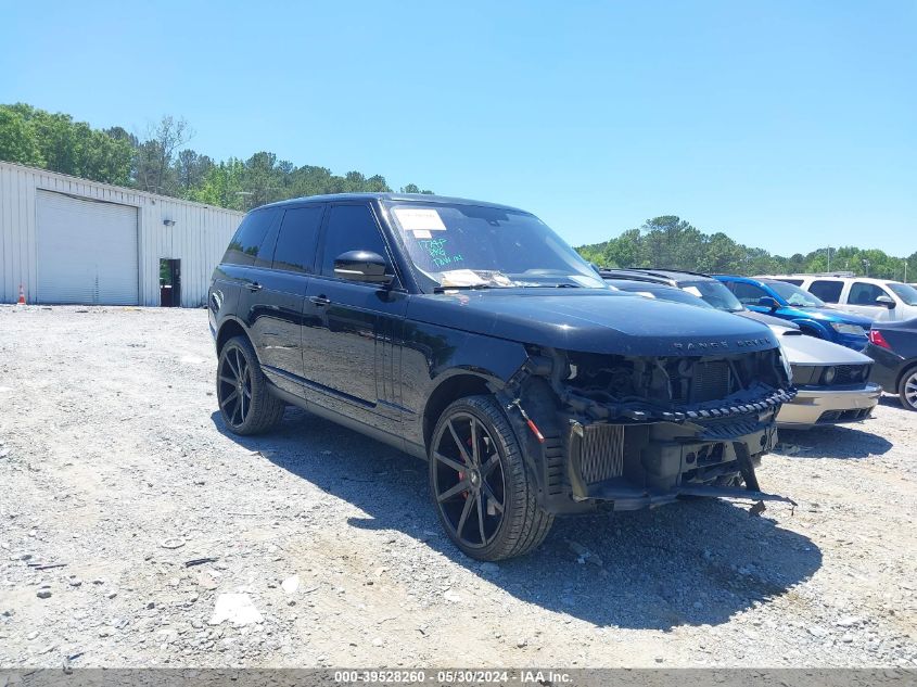 2014 LAND ROVER RANGE ROVER 5.0L V8 SUPERCHARGED/5.0L V8 SUPERCHARGED EBONY EDITION