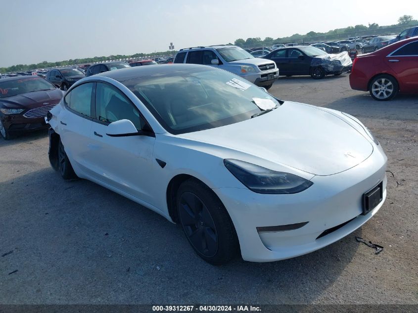 2023 TESLA MODEL 3 REAR-WHEEL DRIVE