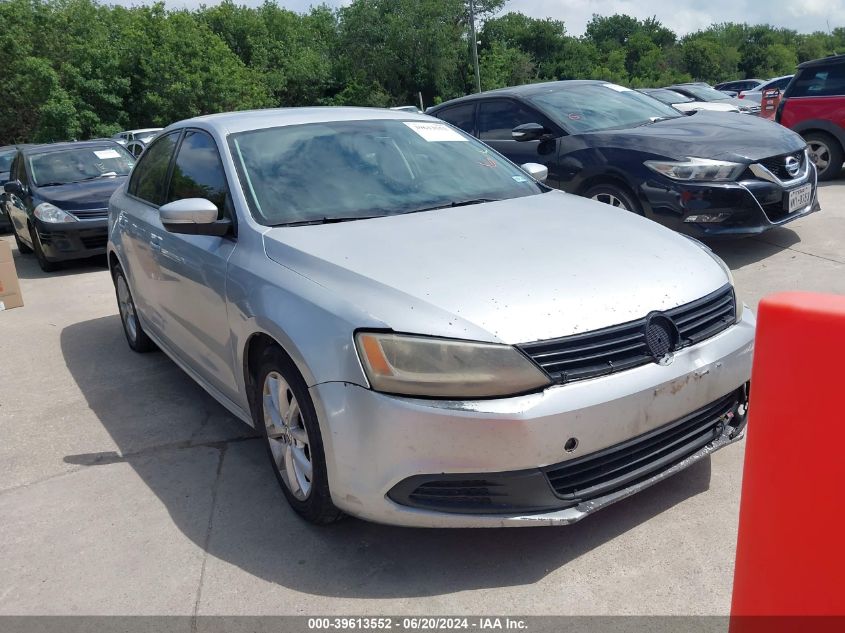 2012 VOLKSWAGEN JETTA SEDAN SE W/CONVENIENCE PZEV