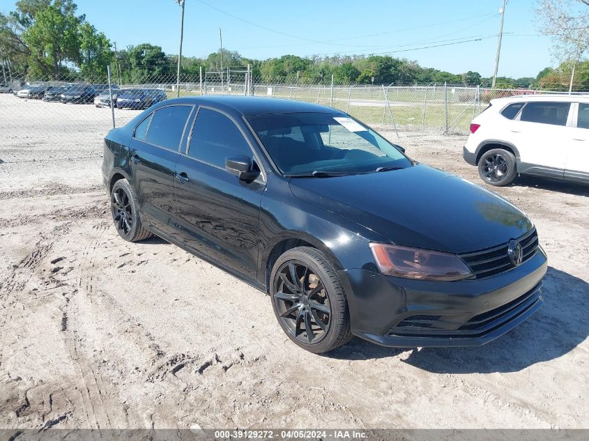 2015 VOLKSWAGEN JETTA 2.0L S