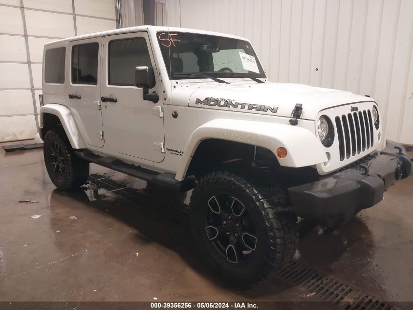 2017 JEEP WRANGLER UNLIMITED SMOKY MOUNTAIN 4X4