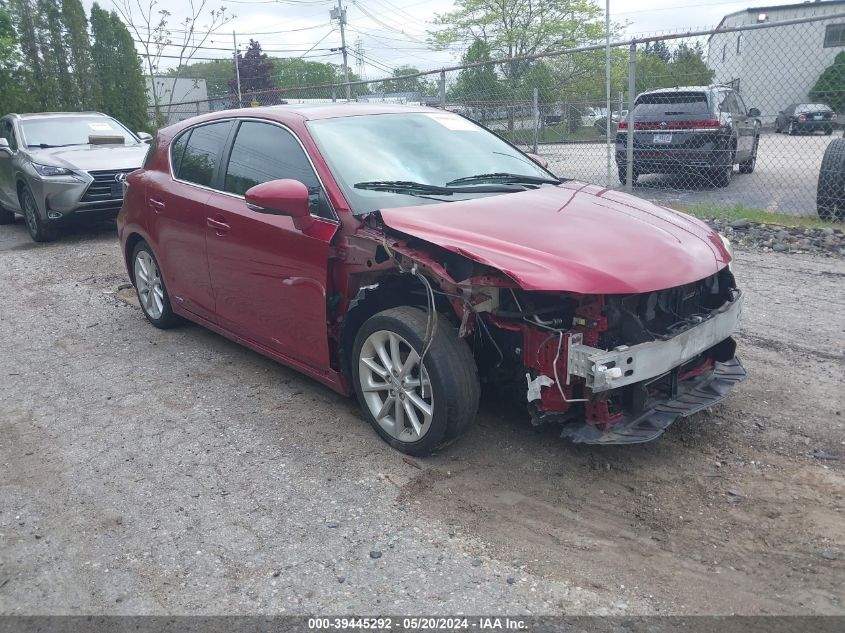 2012 LEXUS CT 200H PREMIUM