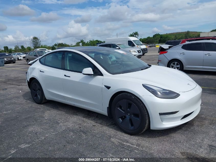 2022 TESLA MODEL 3 LONG RANGE DUAL MOTOR ALL-WHEEL DRIVE