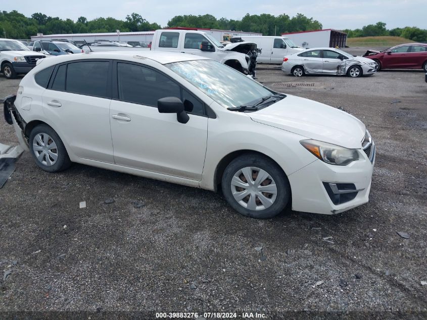 2016 SUBARU IMPREZA 2.0I