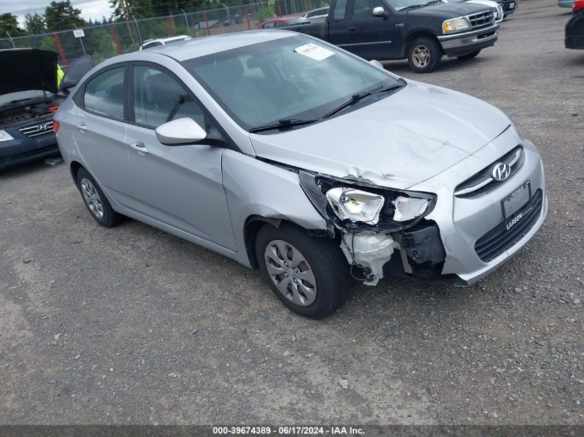 2016 HYUNDAI ACCENT SE