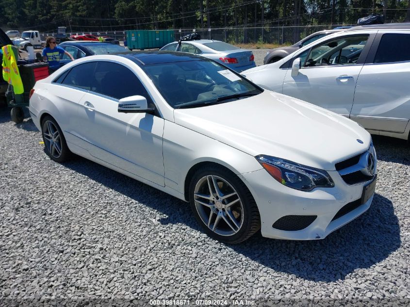 2014 MERCEDES-BENZ E 350 4MATIC