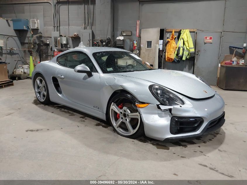 2016 PORSCHE CAYMAN GTS