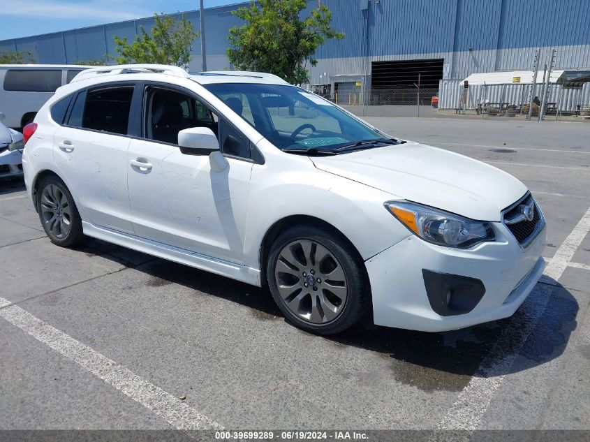 2013 SUBARU IMPREZA 2.0I SPORT LIMITED