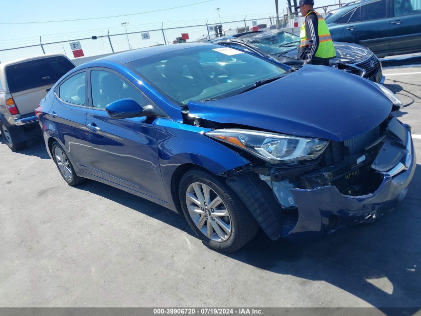 2016 HYUNDAI ELANTRA SE