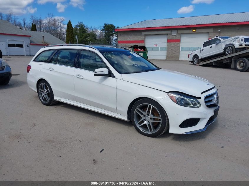 2016 MERCEDES-BENZ E 350 4MATIC