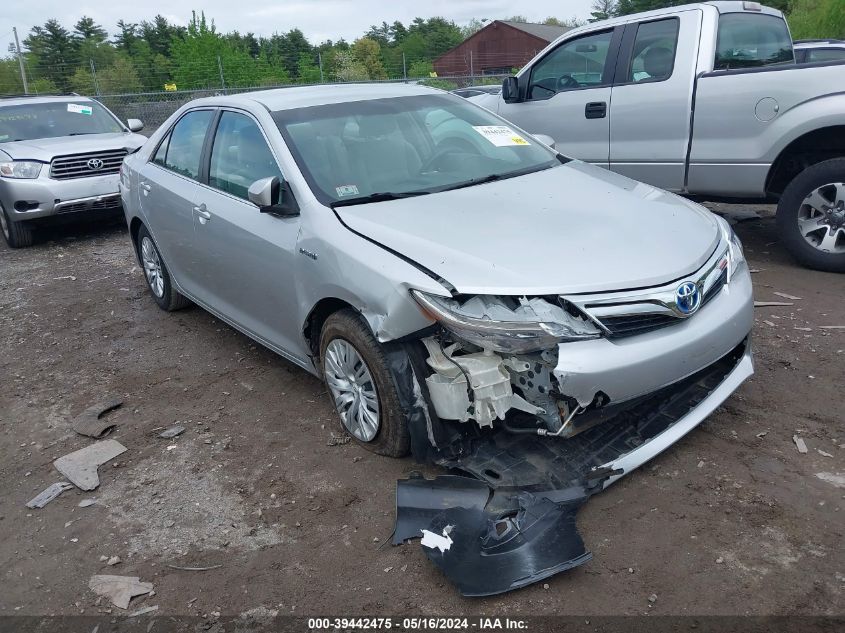 2013 TOYOTA CAMRY HYBRID LE