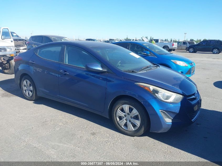 2016 HYUNDAI ELANTRA SE