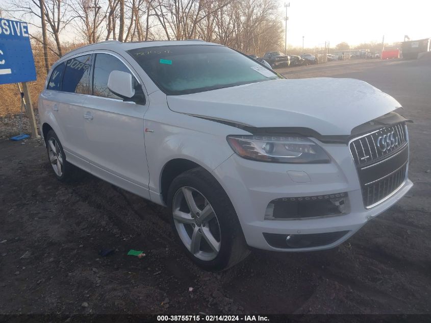 2014 AUDI Q7 3.0T S LINE PRESTIGE