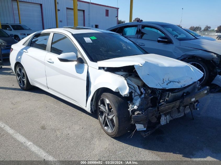 2022 HYUNDAI ELANTRA HYBRID LIMITED