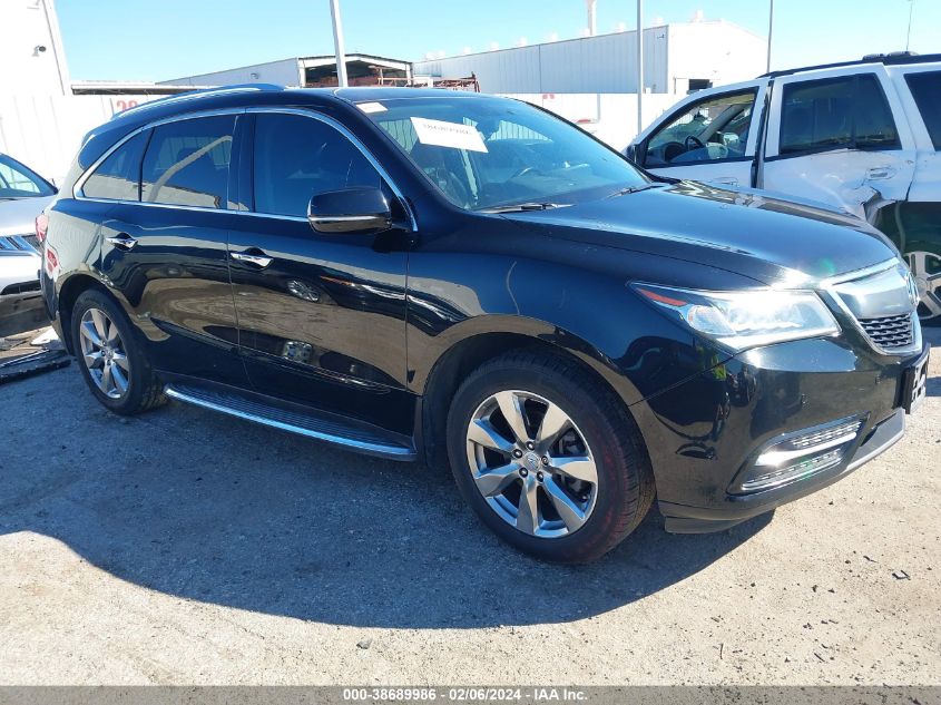 2014 ACURA MDX ADVANCE PKG W/ENTERTAINMENT PKG