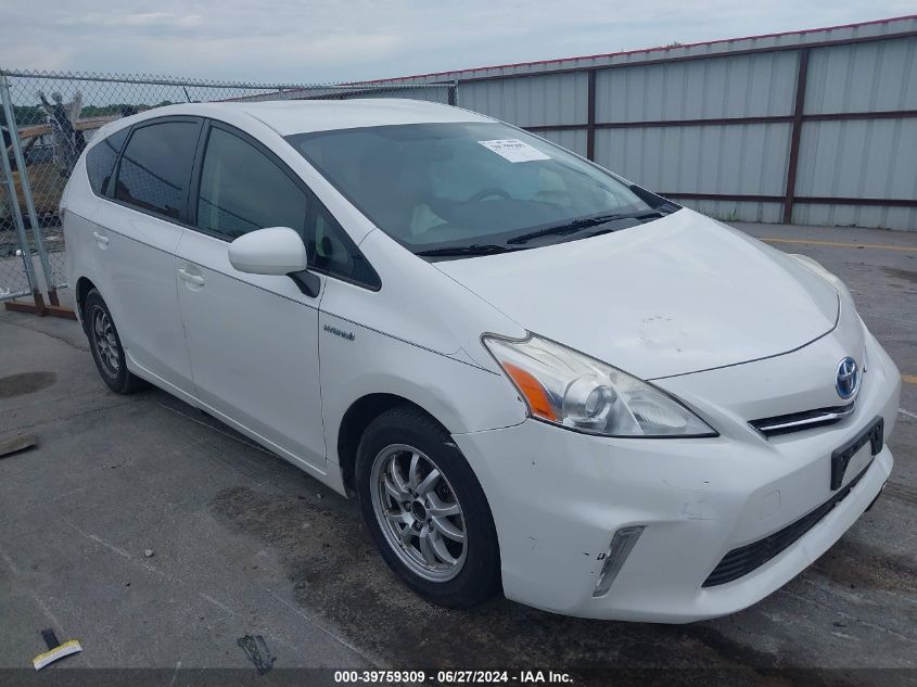 2012 TOYOTA PRIUS V TWO