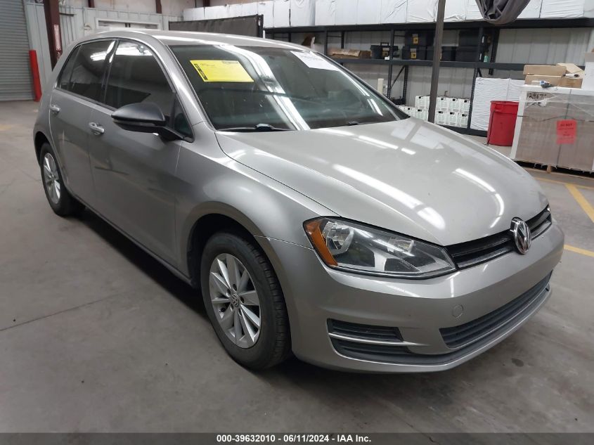 2017 VOLKSWAGEN GOLF TSI S 4-DOOR/TSI SE 4-DOOR/TSI SEL 4-DOOR/TSI WOLFSBURG EDITION 4-DOOR