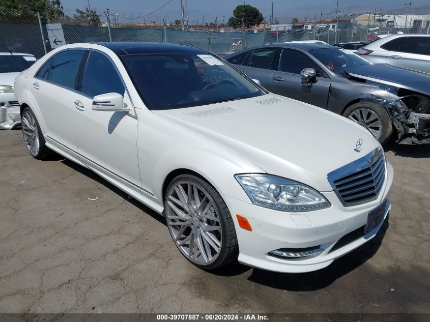 2013 MERCEDES-BENZ S 550 4MATIC