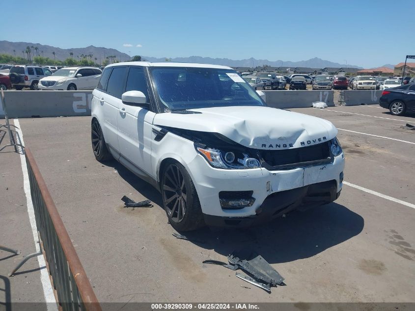 2017 LAND ROVER RANGE ROVER SPORT 3.0L V6 SUPERCHARGED HSE