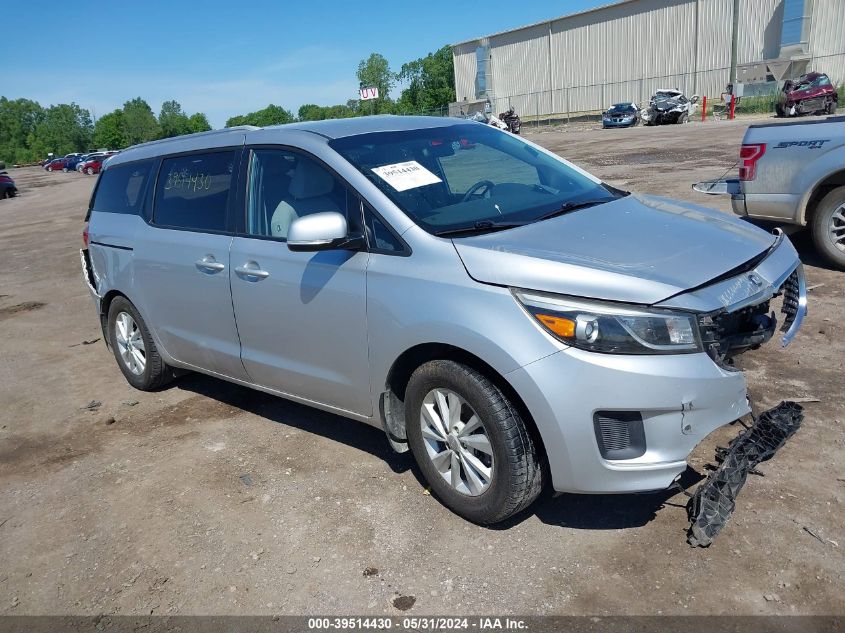 2016 KIA SEDONA LX