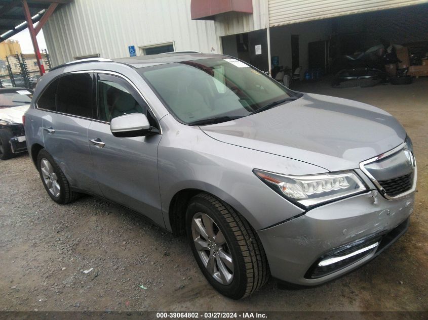 2016 ACURA MDX ADVANCE   ENTERTAINMENT PACKAGES/ADVANCE PACKAGE