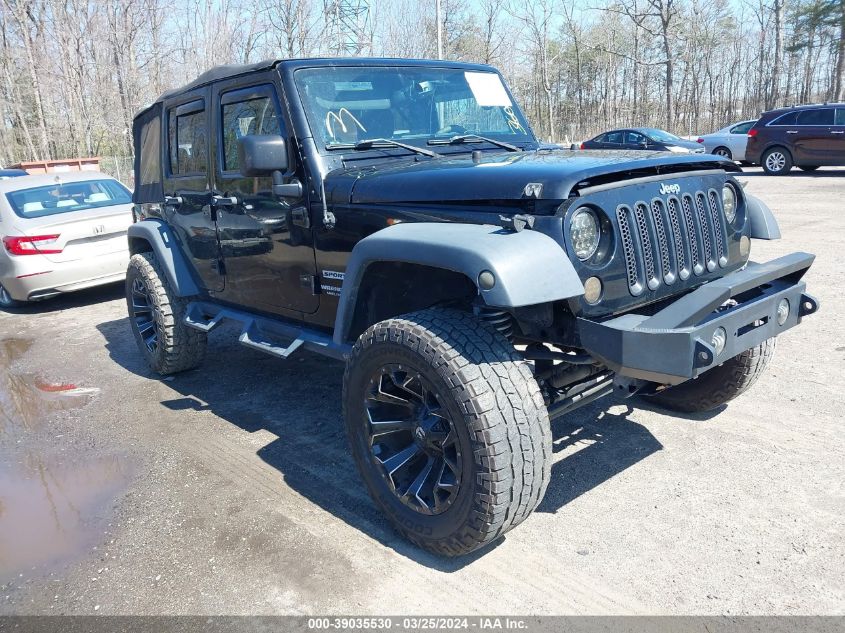 2017 JEEP WRANGLER UNLIMITED SPORT 4X4