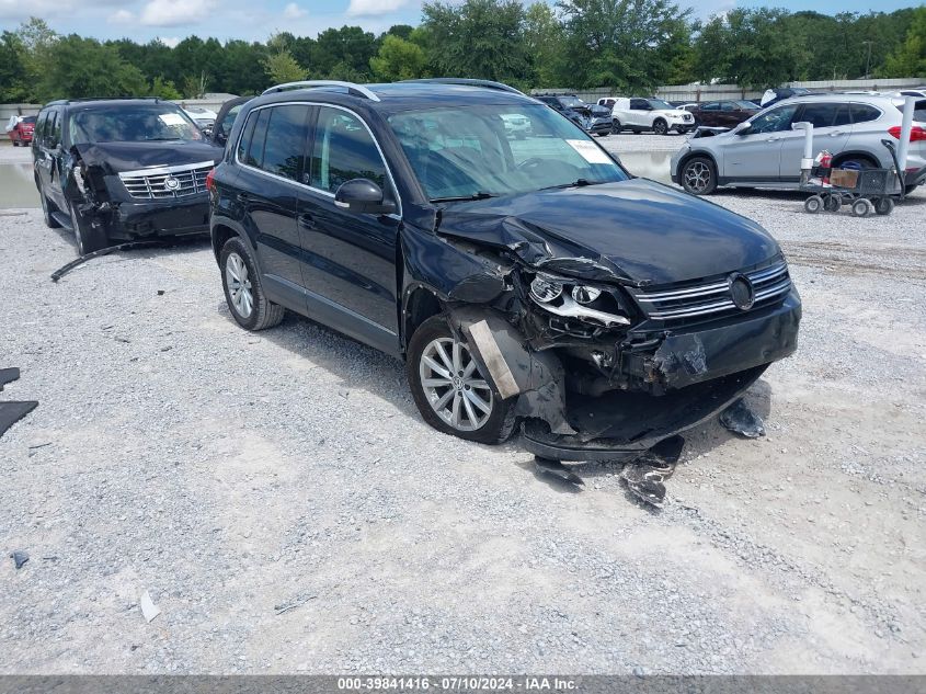 2017 VOLKSWAGEN TIGUAN 2.0T WOLFSBURG EDITION