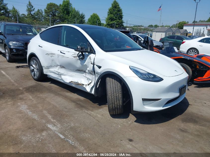 2021 TESLA MODEL Y LONG RANGE DUAL MOTOR ALL-WHEEL DRIVE