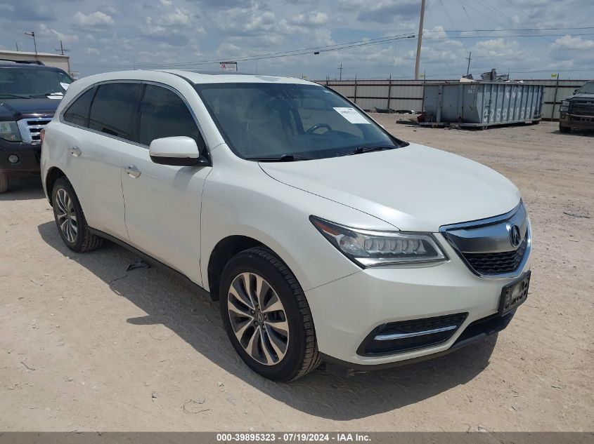 2014 ACURA MDX TECHNOLOGY PACKAGE